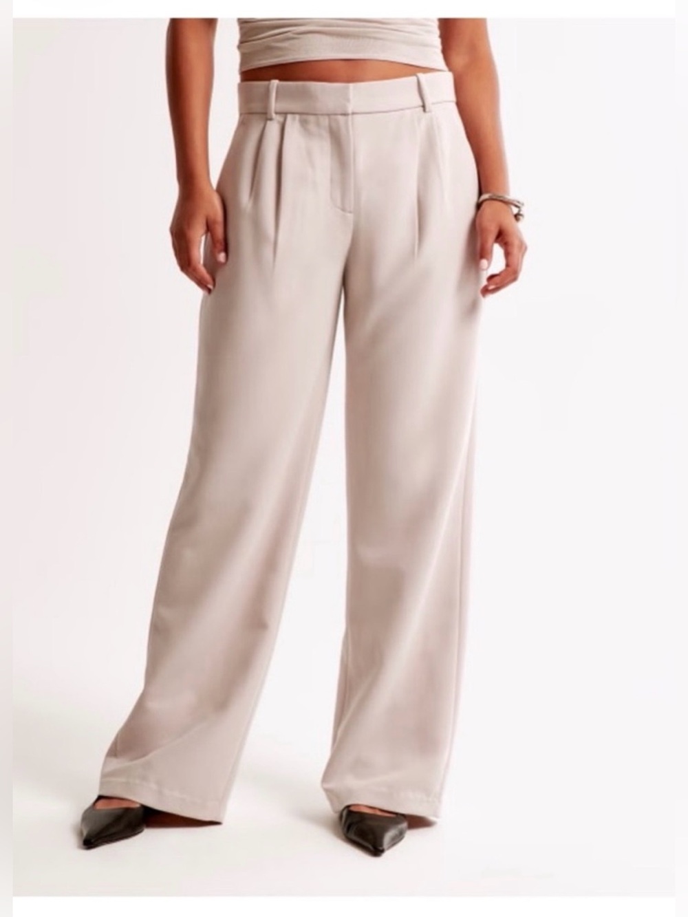 Abercrombie & Fitch Slone Wide Leg Trousers
